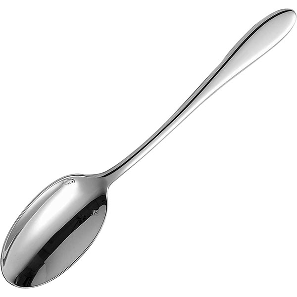 Ложка десертная «Лаццо»; сталь нержавеющая; длина=185/65, ширина=10 мм; металлический