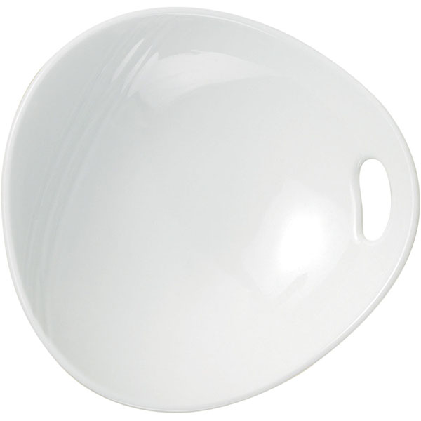 Салатник «Органикс»; материал: фарфор; 195 мл; диаметр=17.5, высота=6.5 см.; белый